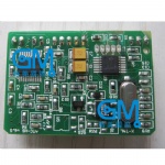F-R4 double side PCB and assembly with electronic components